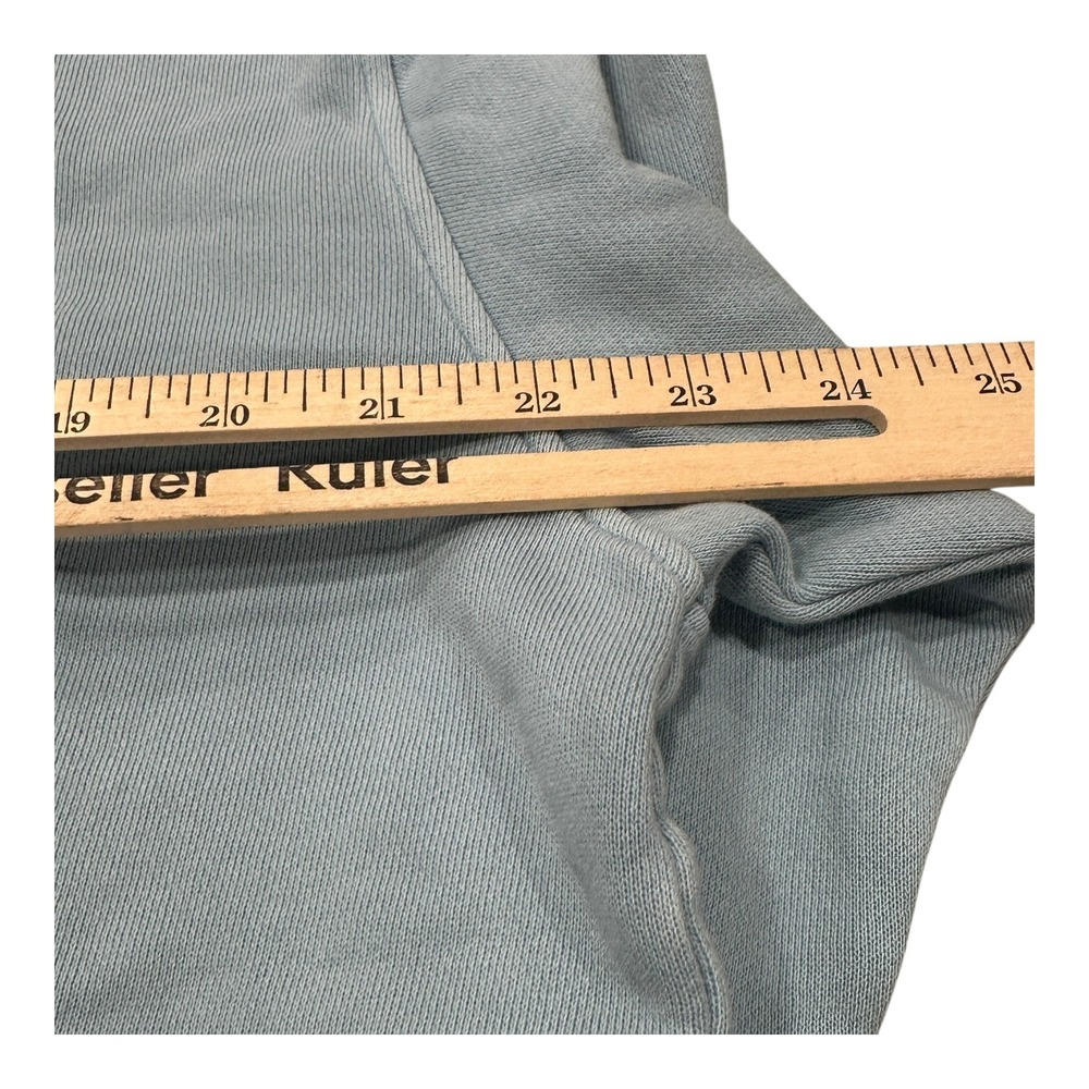 Herschel Supply Co. Cardigan Sweatshirt Light Blue Cotton Blend Size M - Picture 9 of 10